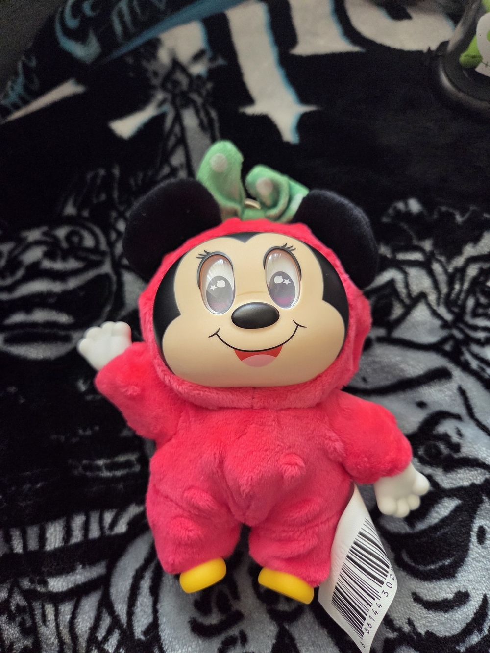 Disney Fresh Picked Plush Strawberry Minnie Mouse Bag Charm